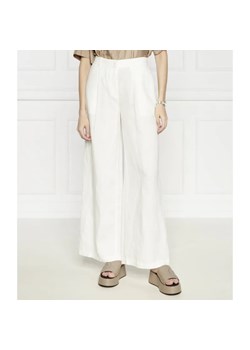 MAX&Co. Lniane spodnie CAYENNE | flare fit ze sklepu Gomez Fashion Store w kategorii Spodnie damskie - zdjęcie 184522600