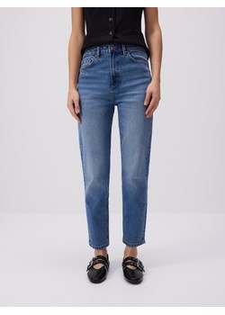 Reserved - Jeansy mom fit slim - niebieski ze sklepu Reserved w kategorii Jeansy damskie - zdjęcie 184523340