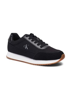 Calvin Klein Jeans Sneakersy RETRO | z dodatkiem skóry ze sklepu Gomez Fashion Store w kategorii Buty sportowe damskie - zdjęcie 184525992