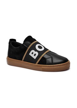BOSS Kidswear Skórzane sneakersy ze sklepu Gomez Fashion Store w kategorii Buty sportowe dziecięce - zdjęcie 184526074