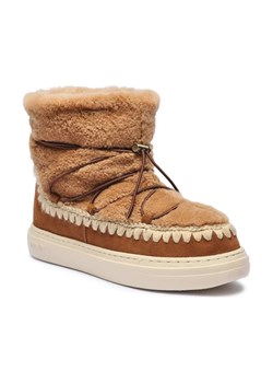 MOU Skórzane śniegowce Eskimo | z dodatkiem wełny ze sklepu Gomez Fashion Store w kategorii Śniegowce damskie - zdjęcie 184526082
