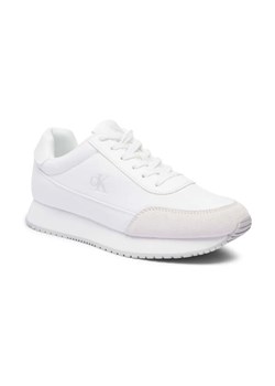 Calvin Klein Jeans Sneakersy RETRO | z dodatkiem skóry ze sklepu Gomez Fashion Store w kategorii Buty sportowe damskie - zdjęcie 184526222