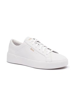 BOSS BLACK Skórzane sneakersy Belwar ze sklepu Gomez Fashion Store w kategorii Buty sportowe męskie - zdjęcie 184526241