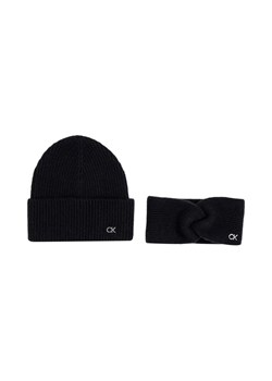 Calvin Klein Wełniana czapka + opaska | z dodatkiem kaszmiru ze sklepu Gomez Fashion Store w kategorii Czapki zimowe damskie - zdjęcie 184526253
