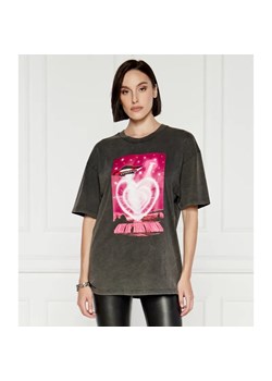 HUGO T-shirt Drisela | Oversize fit ze sklepu Gomez Fashion Store w kategorii Bluzki damskie - zdjęcie 184526581