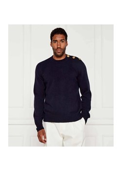 Balmain Wełniany sweter | Regular Fit | z dodatkiem kaszmiru ze sklepu Gomez Fashion Store w kategorii Swetry męskie - zdjęcie 184526601