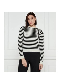 Karl Lagerfeld Wełniany sweter IKON | Regular Fit | z dodatkiem kaszmiru ze sklepu Gomez Fashion Store w kategorii Swetry damskie - zdjęcie 184526664