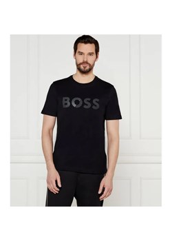 BOSS GREEN T-shirt Tape Logo | Regular Fit ze sklepu Gomez Fashion Store w kategorii T-shirty męskie - zdjęcie 184531253