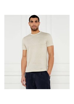 BOSS BLACK T-shirt H-Thompson 28 | Regular Fit | z dodatkiem lnu ze sklepu Gomez Fashion Store w kategorii T-shirty męskie - zdjęcie 184531254