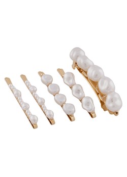 Zestaw 5 spinek do włosów Aldo Pearlyclips 13995066 Złoty - id: 0627756928367 - marki Aldo - 184532240 Zestaw 5 spinek do włosów Aldo Pearlyclips 13995066 Złoty ze sklepu eobuwie.pl w kategorii Spinki - zdjęcie 184532240
