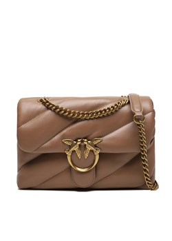 Torebka Pinko Love Classic Puff Cl AI 23-24 100038 A0F2 Brązowy ze sklepu eobuwie.pl w kategorii Kopertówki - zdjęcie 184532271