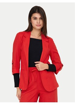 ONLY Marynarka Caro 15312199 Czerwony Loose Fit ze sklepu MODIVO w kategorii Marynarki damskie - zdjęcie 184532990