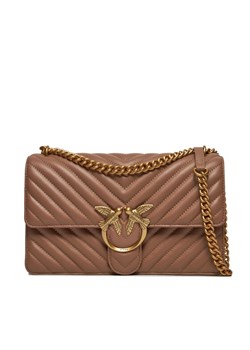 Pinko Torebka Love One Classic Dc PE 24 PLTT 100941 A0GK Brązowy ze sklepu MODIVO w kategorii Listonoszki - zdjęcie 184533040
