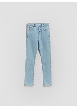 Reserved - Jeansy slim high waist - niebieski ze sklepu Reserved w kategorii Spodnie dziewczęce - zdjęcie 184534010