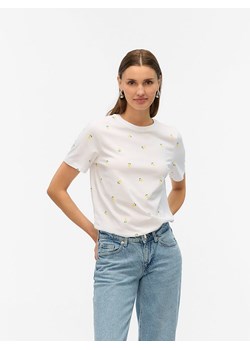 Vero Moda Koszulka w kolorze białym ze sklepu Limango Polska w kategorii Bluzki damskie - zdjęcie 184534230