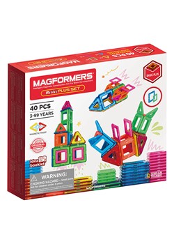MAGFORMERS Zestaw konstrukcyjny &quot;Megaformers Mini Plus&quot; - 3+ ze sklepu Limango Polska w kategorii Zabawki - zdjęcie 184534571