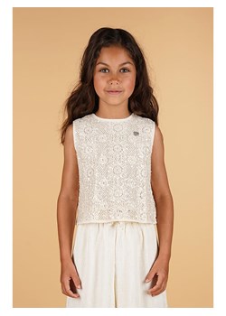 Le Chic Top "Enig" w kolorze kremowym - id: 17311980 - marki Le Chic - 184534602 Le Chic Top "Enig" w kolorze kremowym ze sklepu Limango Polska w kategorii Bluzki dziewczęce - zdjęcie 184534602
