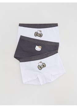 Reserved - Bokserki Hello Kitty 3 pack - biały - id: 114FQ-00X - marki Reserved - 184535522 Reserved - Bokserki Hello Kitty 3 pack - biały ze sklepu Reserved w kategorii Majtki dziecięce - zdjęcie 184535522