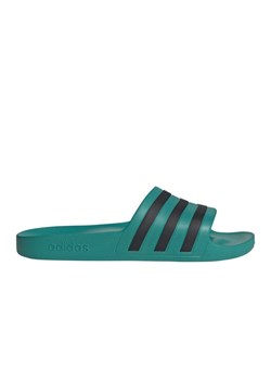 Klapki adidas adilette Aqua JS1126 zielone ze sklepu ButyModne.pl w kategorii Klapki męskie - zdjęcie 184536444
