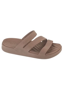 Klapki Crocs Getaway Strappy Sandal W 209587-0LF brązowe ze sklepu ButyModne.pl w kategorii Klapki damskie - zdjęcie 184536484