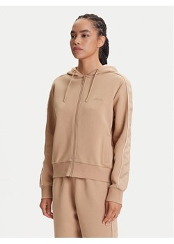 Guess Bluza V5YQ00 KB3P2 Beżowy Regular Fit ze sklepu MODIVO w kategorii Bluzy damskie - zdjęcie 184536684
