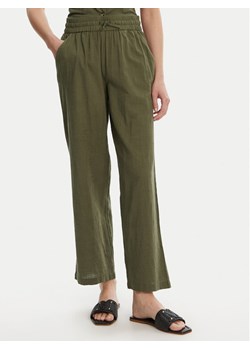 Vero Moda Spodnie materiałowe Caia 10333796 Zielony Wide Leg ze sklepu MODIVO w kategorii Spodnie damskie - zdjęcie 184536720