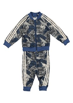 adidas Strój sportowy w kolorze niebiesko-kremowym ze sklepu Limango Polska w kategorii Odzież dla niemowląt - zdjęcie 184537730