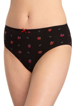 3-pack figi damskie bawełniane plus size L-122BI-61EX, Kolor granatowo-beżowo-czarny, Rozmiar 2XL, LAMA ze sklepu Intymna w kategorii Majtki damskie - zdjęcie 184538351