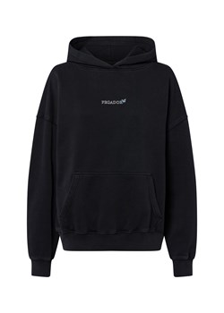 PEGADOR Damski sweter z kapturem - Yessi Kobiety czarny jednolity ze sklepu vangraaf w kategorii Bluzy damskie - zdjęcie 184539053