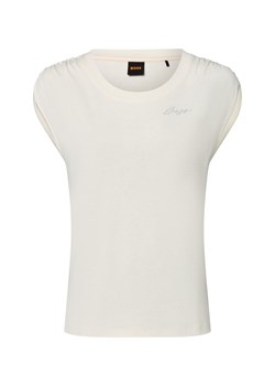 BOSS Orange Koszulka damska - Elai Kobiety Bawełna écru jednolity ze sklepu vangraaf w kategorii Bluzki damskie - zdjęcie 184539060