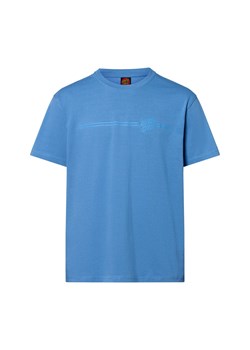 Santa Cruz Koszulka męska - Tonalny pasek w kropki Opus Mężczyźni Bawełna niebieski nadruk ze sklepu vangraaf w kategorii T-shirty męskie - zdjęcie 184539072