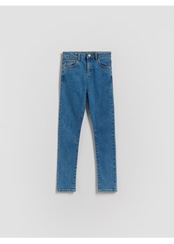 Reserved - Jeansy slim high waist - niebieski ze sklepu Reserved w kategorii Spodnie dziewczęce - zdjęcie 184539210