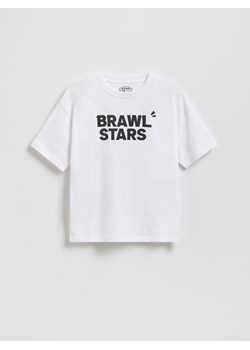 Reserved - T-shirt Brawl Stars - biały ze sklepu Reserved w kategorii T-shirty chłopięce - zdjęcie 184540024