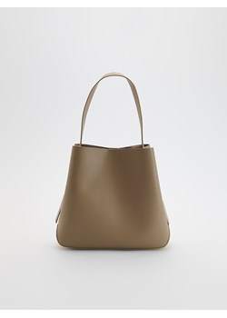 Reserved - Torebka shopper - beżowy ze sklepu Reserved w kategorii Torebki damskie - zdjęcie 184540344