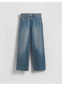Reserved - Jeansy wide leg - niebieski ze sklepu Reserved w kategorii Jeansy damskie - zdjęcie 184540440