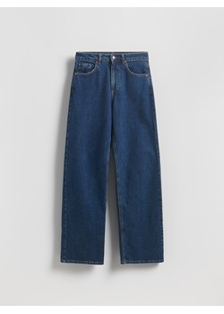 Reserved - Jeansy wide leg - granatowy ze sklepu Reserved w kategorii Jeansy damskie - zdjęcie 184540442