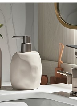 Sinsay - Ceramiczny dozownik na mydło - beżowy ze sklepu Sinsay w kategorii Dozowniki do mydła - zdjęcie 184541300