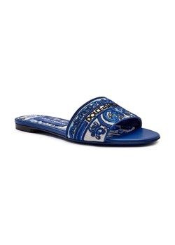 Dolce & Gabbana Klapki | z dodatkiem skóry ze sklepu Gomez Fashion Store w kategorii Klapki damskie - zdjęcie 184542460