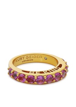 Kurt Geiger Pierścionek Be Kind Band Ring 8833224429 Złoty ze sklepu MODIVO w kategorii Pierścionki - zdjęcie 184545013
