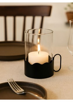 Sinsay - Metalowy lampion - czarny ze sklepu Sinsay w kategorii Lampiony i lampki - zdjęcie 184546851
