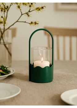 Sinsay - Metalowy lampion - zielony ze sklepu Sinsay w kategorii Lampiony i lampki - zdjęcie 184546853