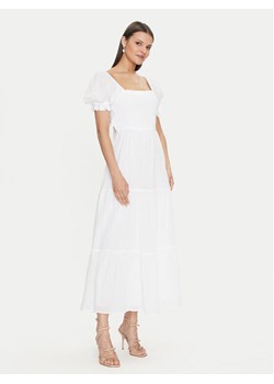 Gina Tricot Sukienka letnia 22706 Biały Regular Fit - id: 0000304172397 - marki Gina Tricot - 184547004 Gina Tricot Sukienka letnia 22706 Biały Regular Fit ze sklepu MODIVO w kategorii Sukienki - zdjęcie 184547004