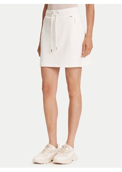 Guess Spódnica mini V5YD03 KBSL2 Écru Regular Fit ze sklepu MODIVO w kategorii Spódnice - zdjęcie 184547024