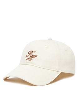 Tommy Hilfiger Czapka z daszkiem Th Embroidered AW0AW17489 Beżowy ze sklepu MODIVO w kategorii Czapki z daszkiem damskie - zdjęcie 184547051