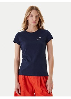Mustang T-Shirt Loa 1016509 Granatowy Slim Fit ze sklepu MODIVO w kategorii Bluzki damskie - zdjęcie 184547072