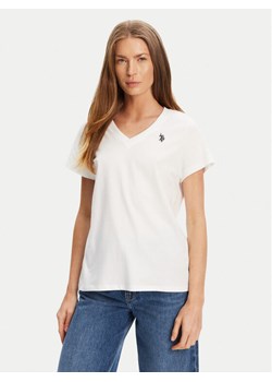 U.S. Polo Assn. T-Shirt WUP0635 Biały Classic Fit ze sklepu MODIVO w kategorii Bluzki damskie - zdjęcie 184547083