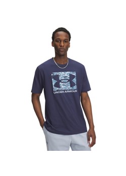 Męska koszulka treningowa Under Armour ABC Camo Boxed Logo SS - granatowa ze sklepu Sportstylestory.com w kategorii T-shirty męskie - zdjęcie 184547830
