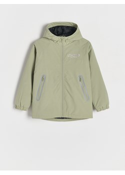 Reserved - Kurtka oversize z kapturem - jasnozielony ze sklepu Reserved w kategorii Kurtki chłopięce - zdjęcie 184548040