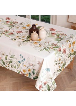 Mint Rugs Obrus &quot;Floral And Tropical Maddy&quot; w kolorze biało-jasnoróżowo-zielonym ze sklepu Limango Polska w kategorii Obrusy i bieżniki - zdjęcie 184548602