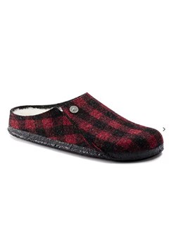 Birkenstock Kapcie &quot;Zermatt Rivet&quot; w kolorze czerwono-czarnym ze sklepu Limango Polska w kategorii Kapcie damskie - zdjęcie 184549210